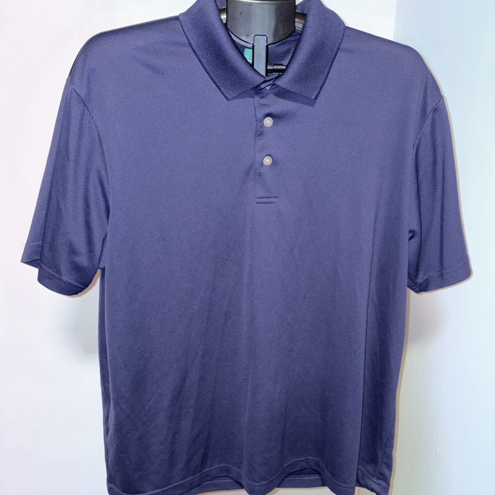 Pro Tour Airplay Mens Polo Shirt Size XL Blue Short Sleeve Casual Activewear